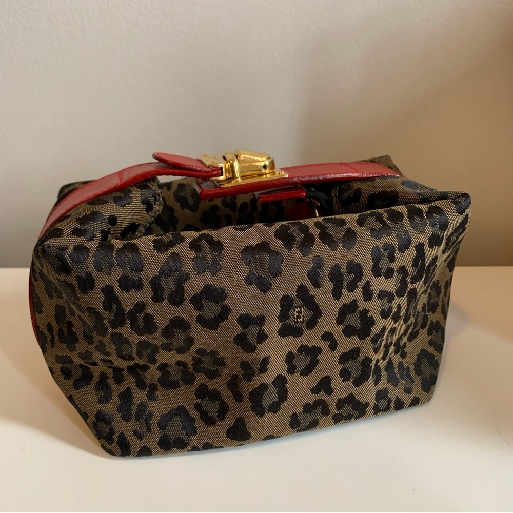Fendi leopard print bag